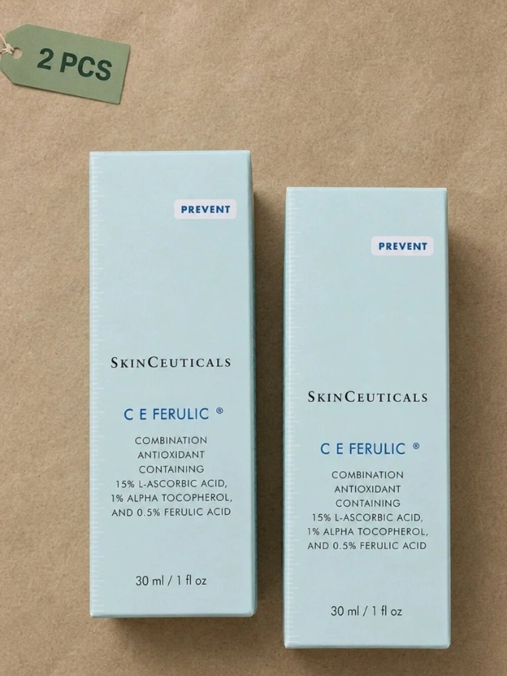 2x SkinCeuticals C E Ferulic ® With 15% L-ascorbic Acid Serum 1 fl oz New in Box